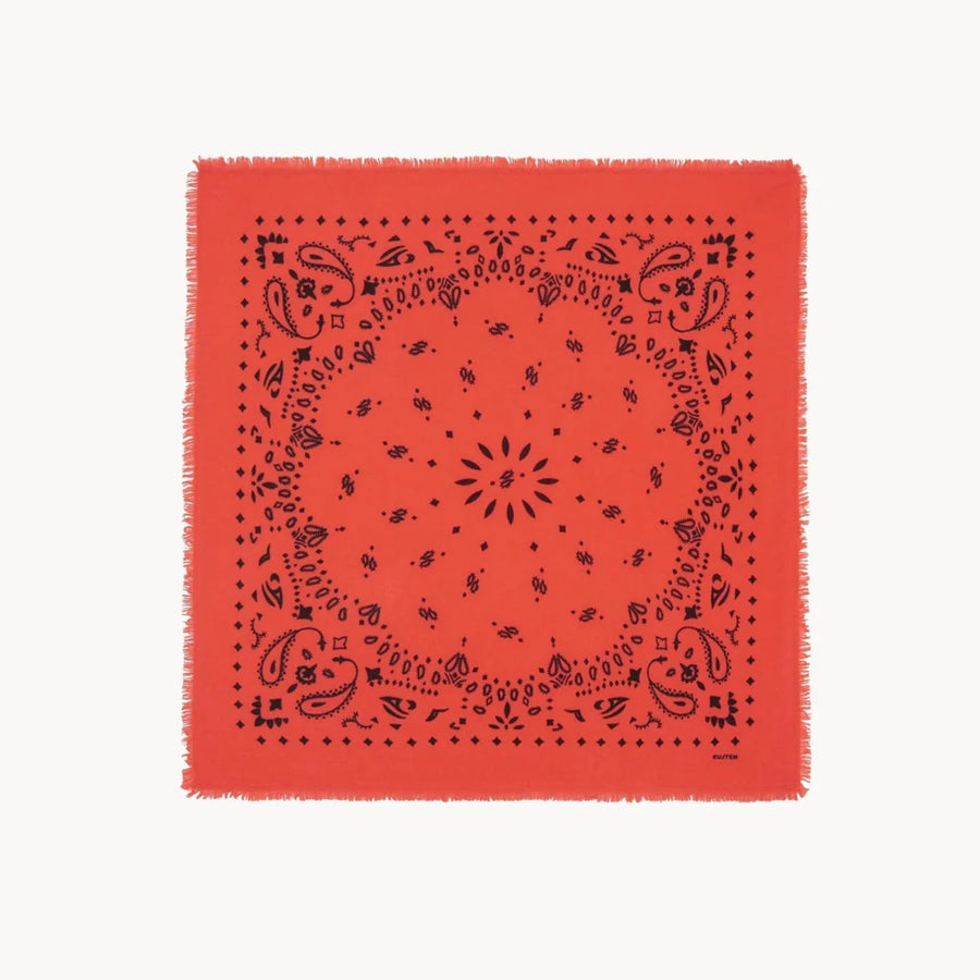 Kujten Large Cashmere Bandana Hachiko Orange - Kujten aksesuar - görsel 1 | ZAINI