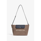 CLUTCH+BAG N°6 - CHOCOLATE MALT - Bonheur çanta - görsel 1 | ZAINI