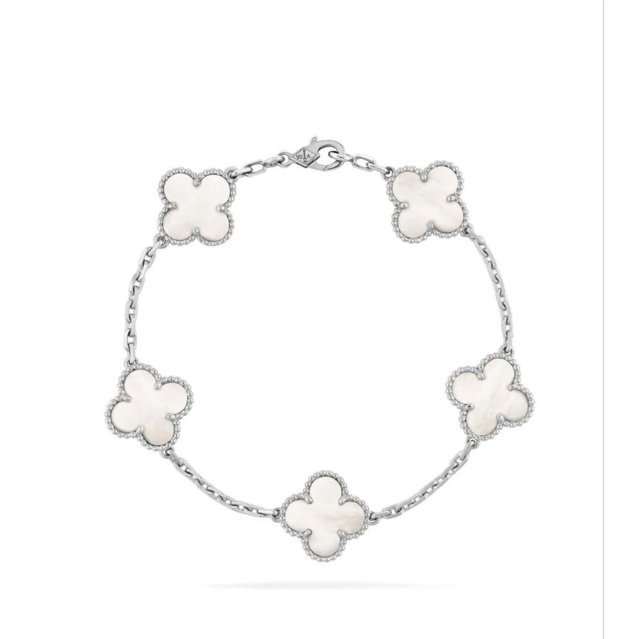 Van Cleef Bileklik Silver-Beyaz - Van Cleef & Arpels aksesuar - görsel 1 | ZAINI