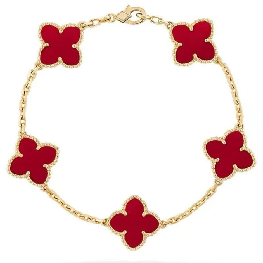 Van Cleef Bileklik Gold-Kırmızı - Van Cleef & Arpels aksesuar - görsel 1 | ZAINI