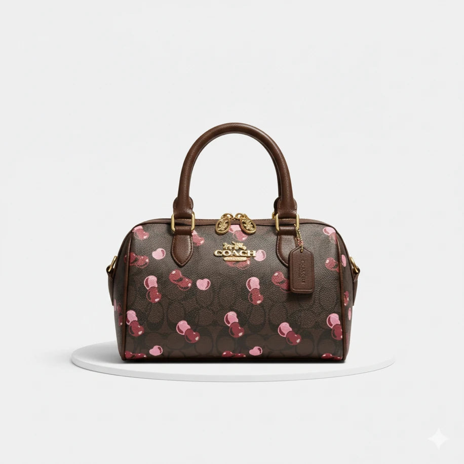 Coach Rowan Dark Brown Cherry - Coach çanta - görsel 1 | ZAINI