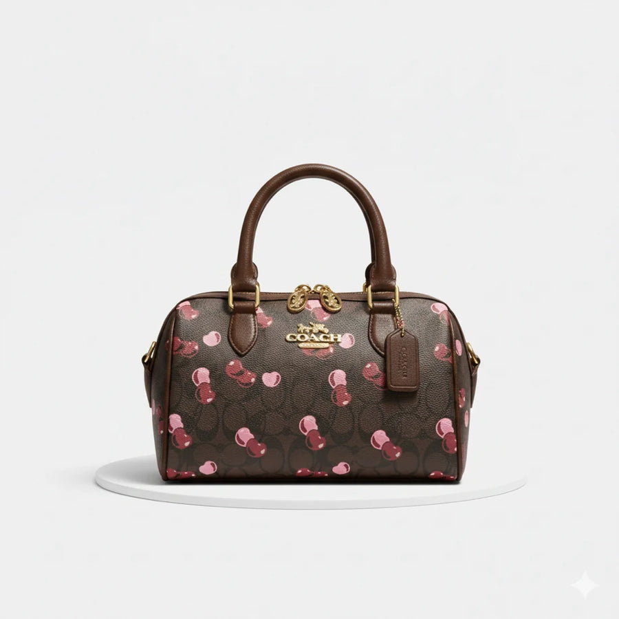 Coach Rowan Dark Brown Cherry - Coach çanta - görsel 1 | ZAINI
