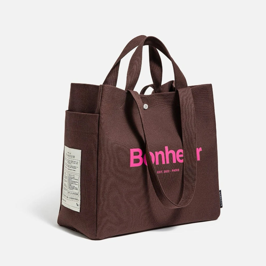 BONHEUR N°4 Kanvas Çanta- Cherry Brownie - Bonheur çanta - görsel 1 | ZAINI