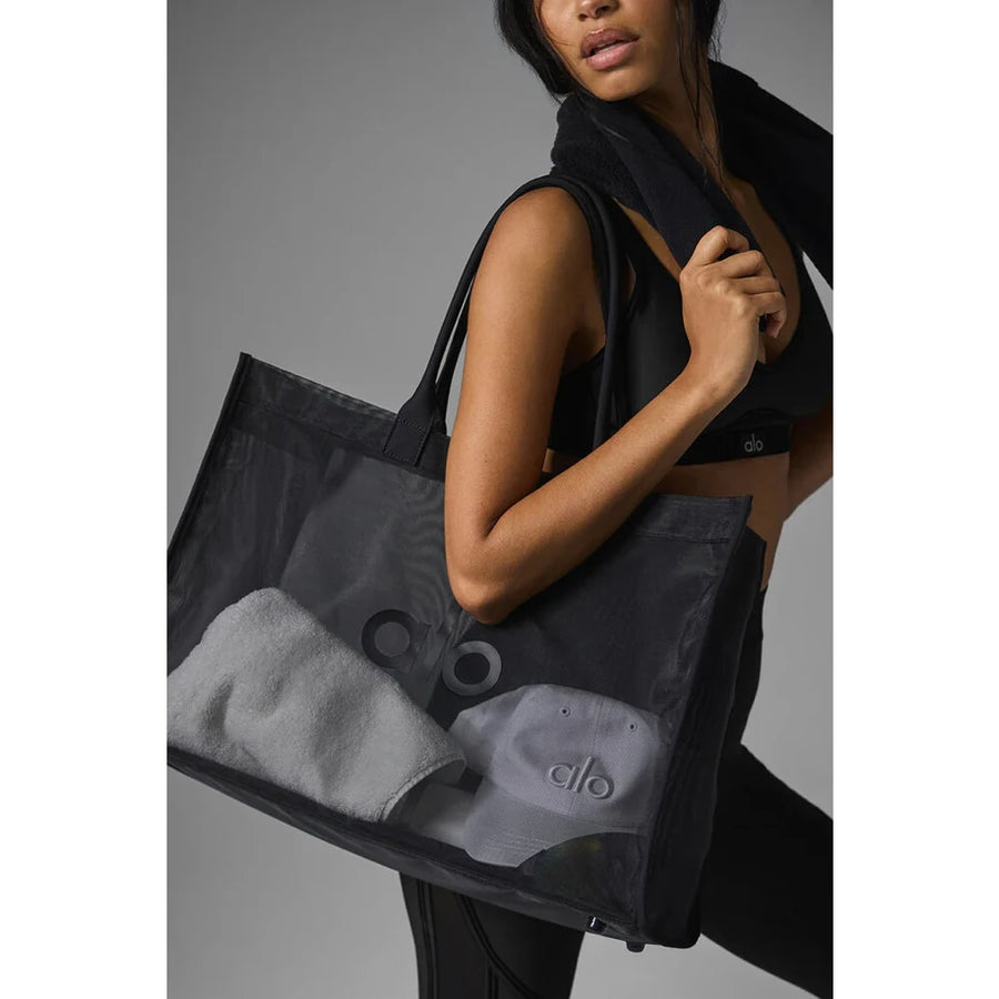 Alo Sheer Tote Bag Black - Alo Yoga çanta - görsel 1 | ZAINI