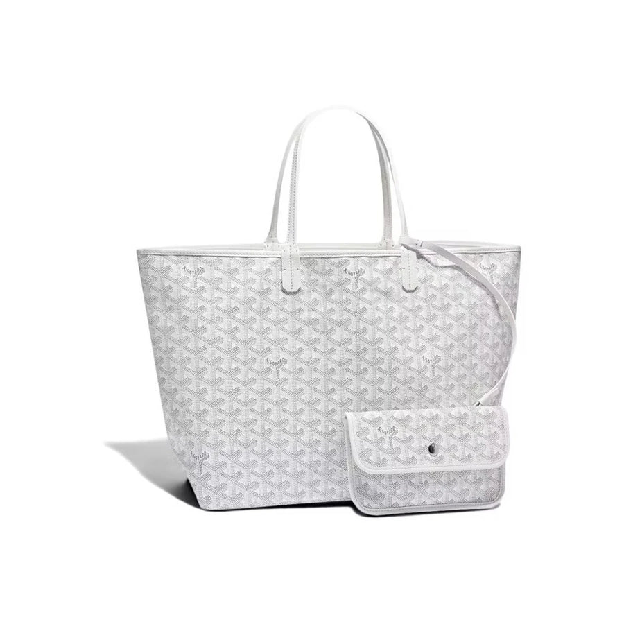 Goyard Saint Louis Tote PM White - Goyard çanta - görsel 1 | ZAINI