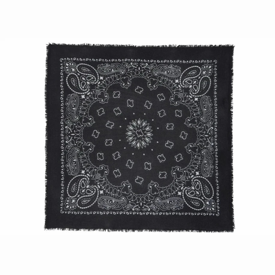 Kujten Large Cashmere Bandana Hachiko Black - Kujten aksesuar - görsel 1 | ZAINI