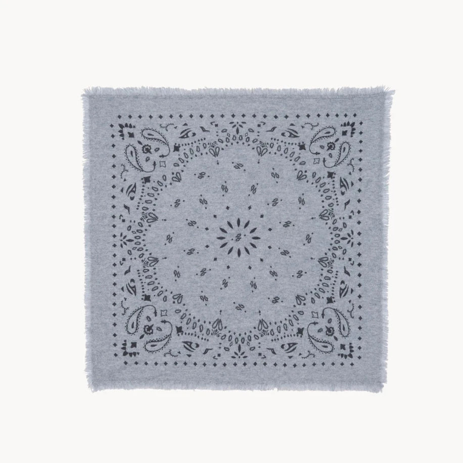 Kujten Large Cashmere Bandana Hachiko Grey - Kujten aksesuar - görsel 1 | ZAINI