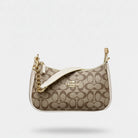 Coach Teri Shoulder Brown&White - Coach çanta - görsel 1 | ZAINI