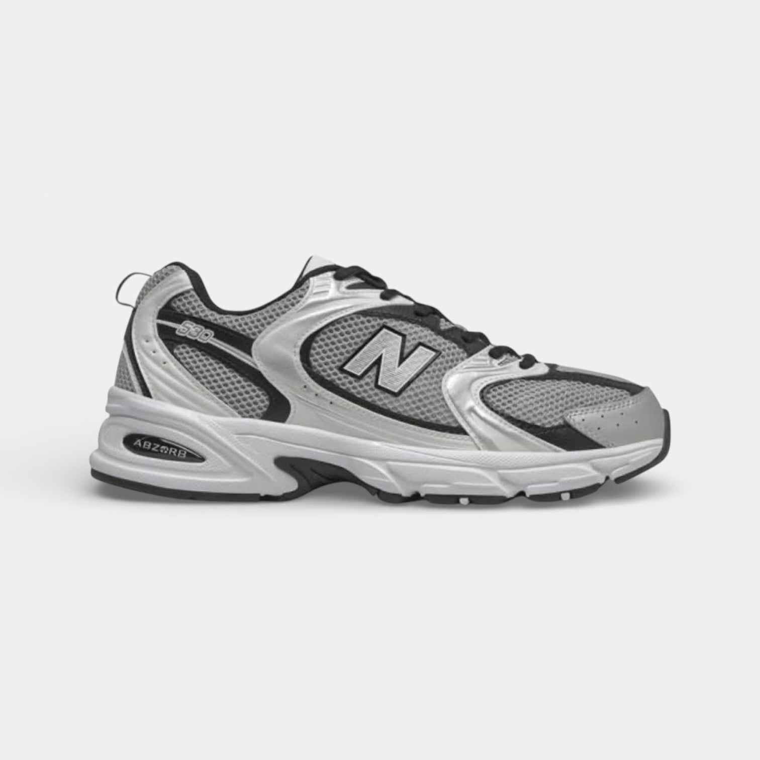 New Balance 530 White Silver Metallic Black - New Balance ayakkabı - görsel 1 | ZAINI