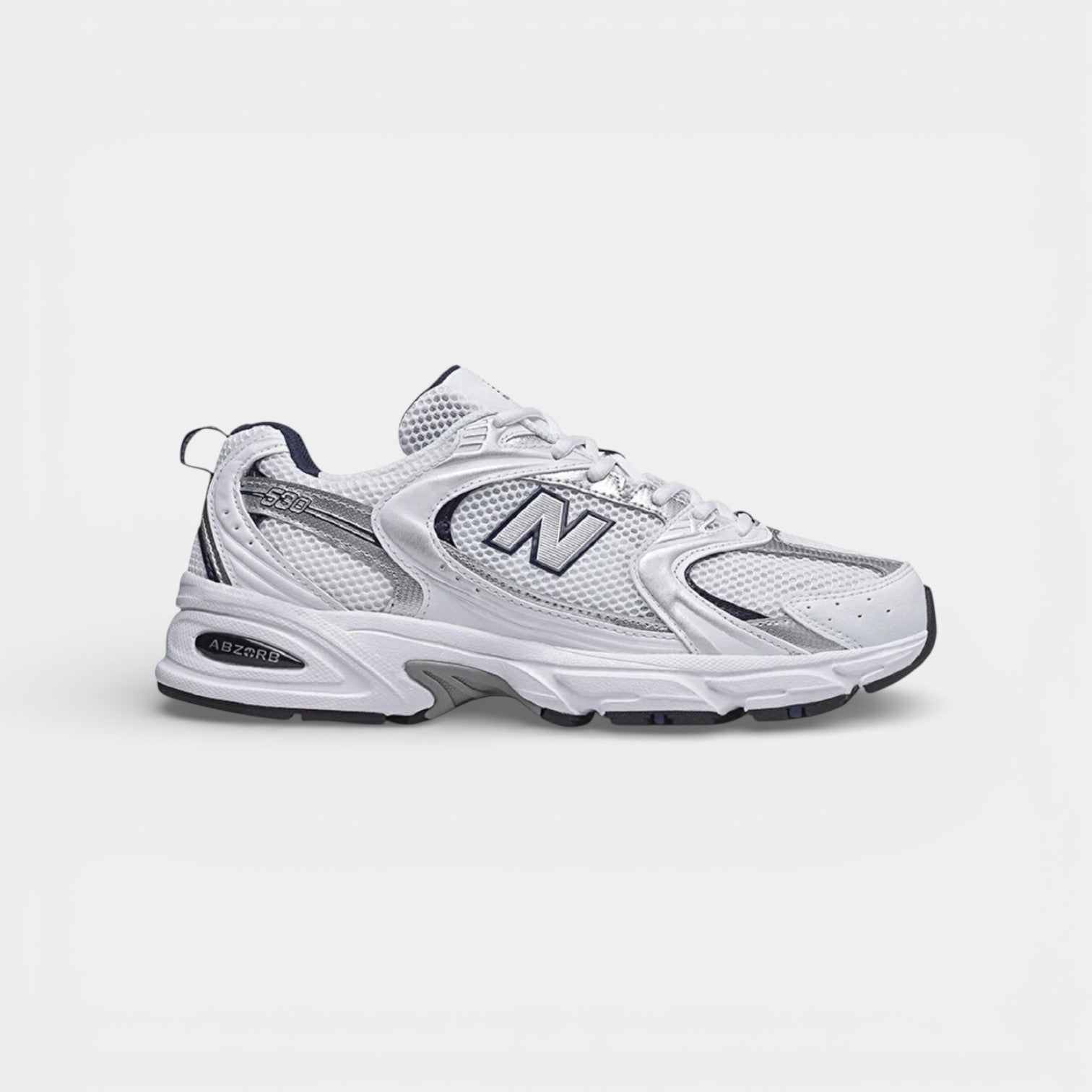 New Balance 530 White Silver Navy - New Balance ayakkabı - görsel 1 | ZAINI