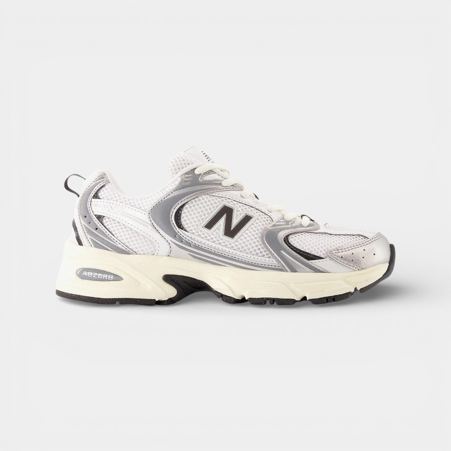 New Balance 530 Metallic Gold Whith White - New Balance ayakkabı - görsel 1 | ZAINI