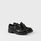Prada Chocolate Brushed Leather Loafers - Prada ayakkabı - görsel 2 | ZAINI