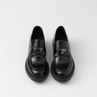 Prada Chocolate Brushed Leather Loafers - Prada ayakkabı - görsel 3 | ZAINI
