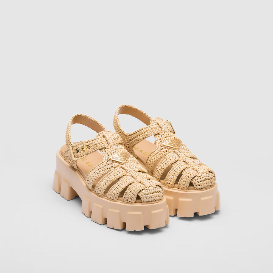 Prada Monolith Cage Sandals - Prada ayakkabı - görsel 3 | ZAINI