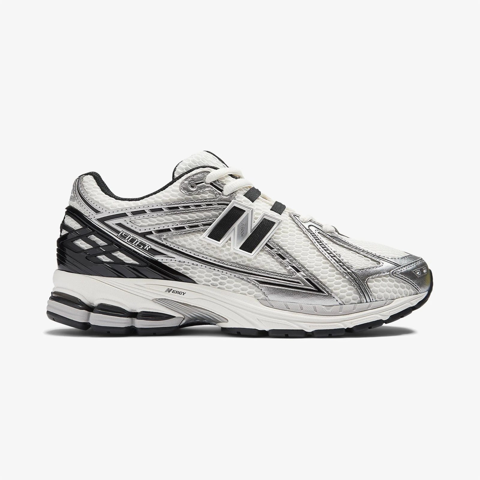 New Balance 1906R Silver Metallic Black White