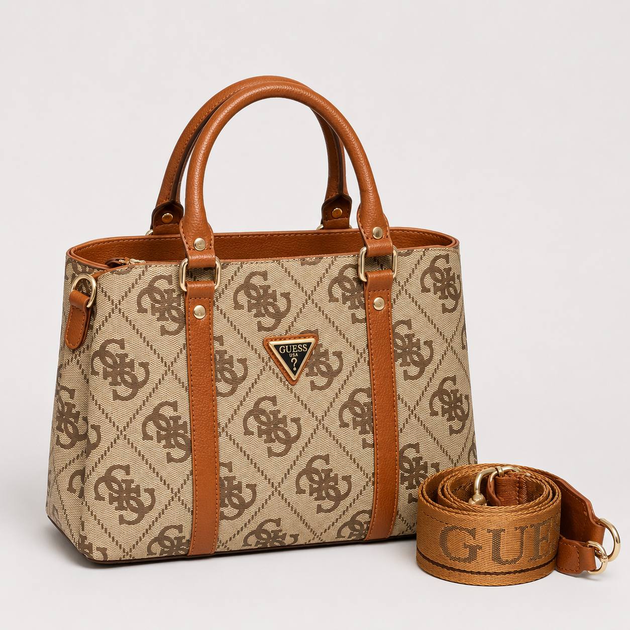 Guess - Şeritli - Guess çanta - görsel 8 | ZAINI