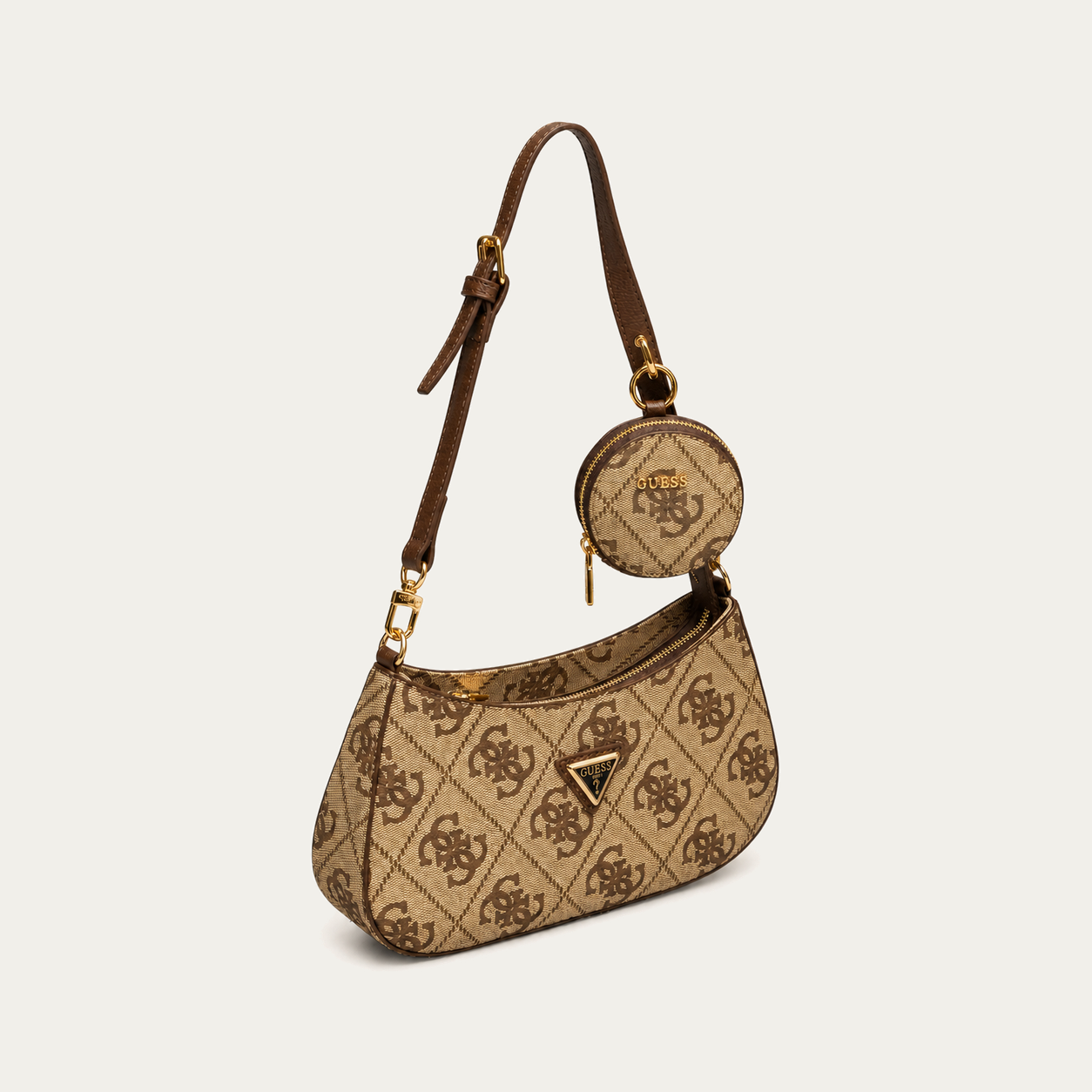 GUESS Graffiti Print Shoulder 4-G Çanta - ürün görseli | ZAINI