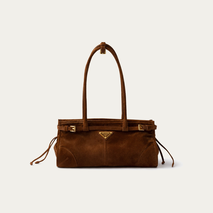 Prada Bonnie Süet Bag Brown - ürün görseli | ZAINI