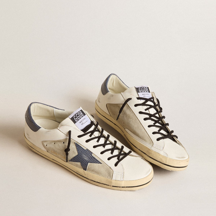 Golden Goose Super-Star Blue Lizard Star - Golden Goose ayakkabı - görsel 2 | ZAINI