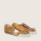 Golden Goose True-Star in Tobacco-Colored Suede - Golden Goose ayakkabı - görsel 2 | ZAINI
