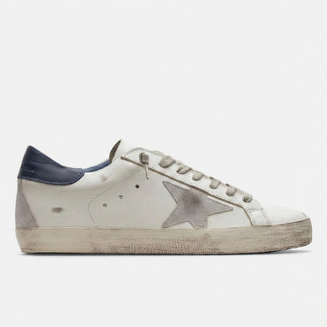 Golden Goose Super-Star Navy White - Golden Goose ayakkabı - görsel 1 | ZAINI