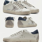 Golden Goose Super-Star Navy White - Golden Goose ayakkabı - görsel 3 | ZAINI