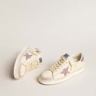 Golden Goose Women’s Stardan in Nappa & Suede with Pink Glitter - Golden Goose ayakkabı - görsel 2 | ZAINI