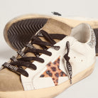 Golden Goose Super-Star with Leopard Swarovski - Golden Goose ayakkabı - görsel 4 | ZAINI