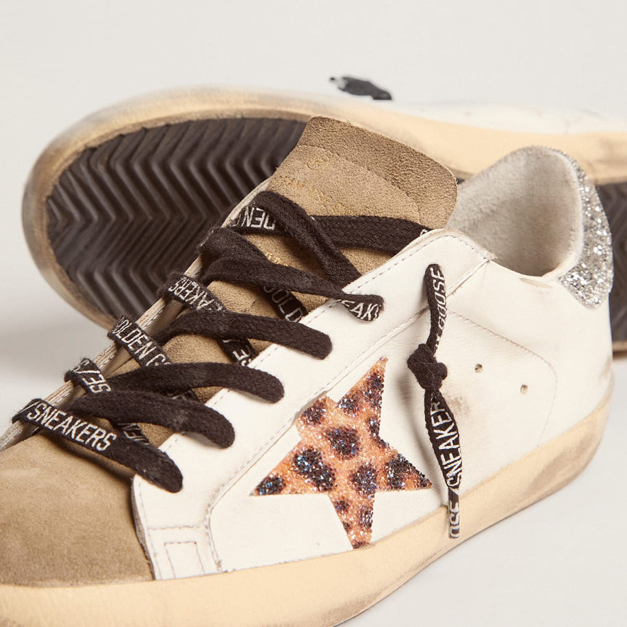 Golden Goose Super-Star with Leopard Swarovski - Golden Goose ayakkabı - görsel 4 | ZAINI