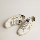 Golden Goose Super-Star with Gold Star & Black Glitter - Golden Goose ayakkabı - görsel 3 | ZAINI