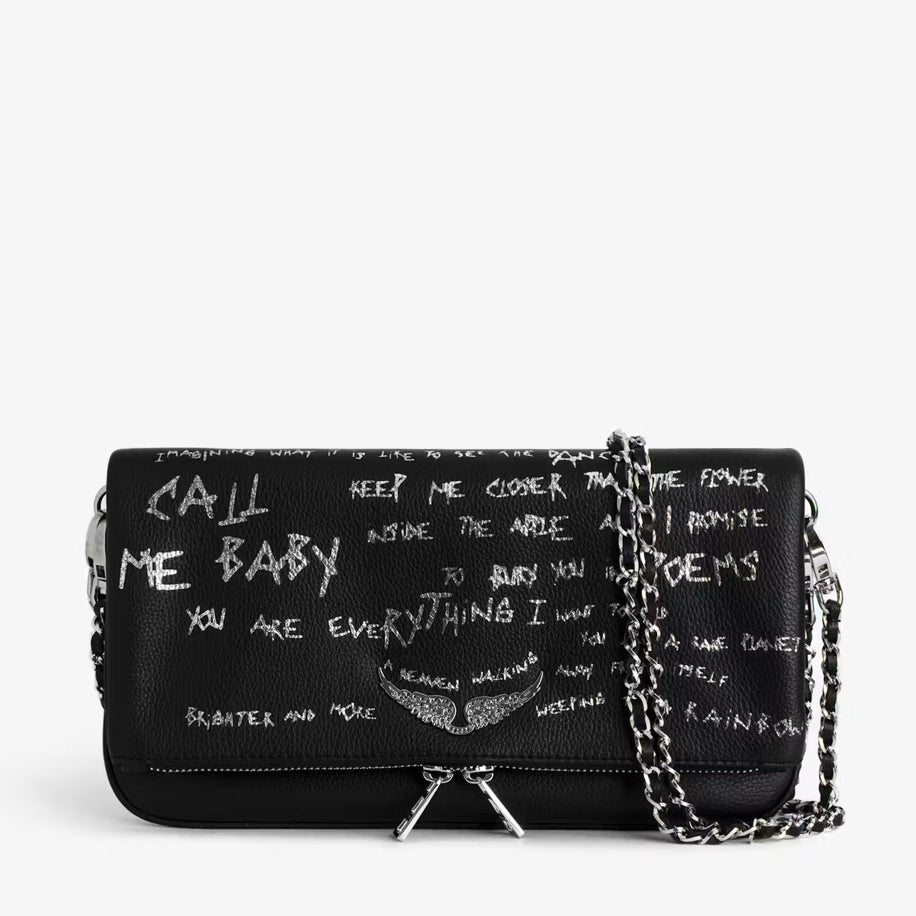 Zadig & Voltaire Rock Grafitti Bag - Zadig & Voltaire çanta - görsel 4 | ZAINI
