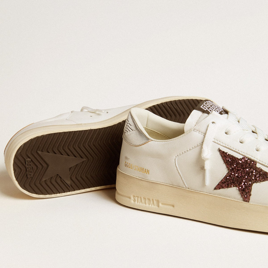 Golden Goose Stardan in Nappa with Glitter Star and Metallic Leather - Golden Goose ayakkabı - görsel 2 | ZAINI