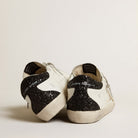 Golden Goose Super-Star with Gold Star & Black Glitter - Golden Goose ayakkabı - görsel 4 | ZAINI