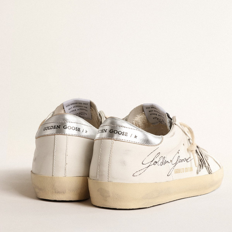 Golden Goose Super-Star with Silver Swarovski Crystal - Golden Goose ayakkabı - görsel 4 | ZAINI