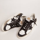 Golden Goose Stardan in White & Black Leather - Golden Goose ayakkabı - görsel 2 | ZAINI