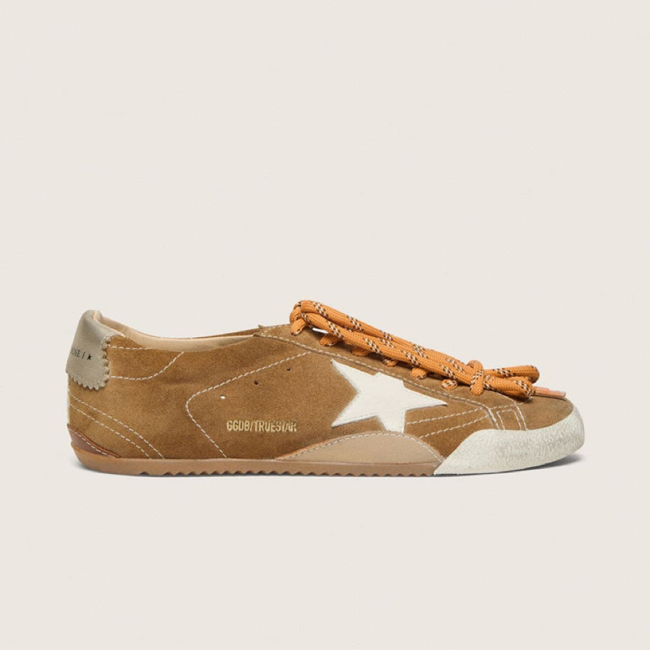 Golden Goose True-Star in Tobacco-Colored Suede - Golden Goose ayakkabı - görsel 1 | ZAINI