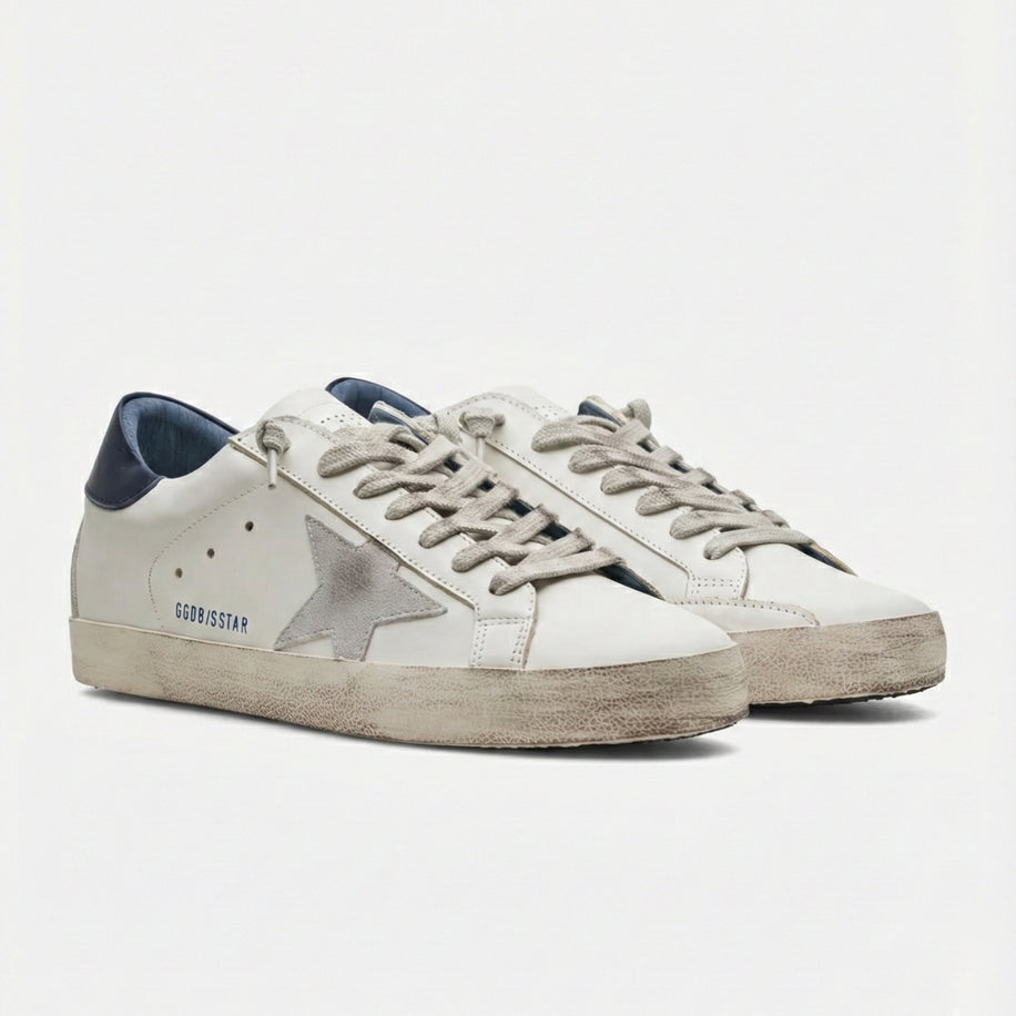 Golden Goose Super-Star Navy White - Golden Goose ayakkabı - görsel 2 | ZAINI