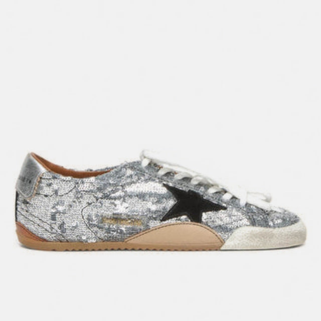 Golden Goose True-Star Silver Sequins - Golden Goose ayakkabı - görsel 1 | ZAINI