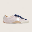 Golden Goose True-Star in Pastel Pink Suede with Silver Star & Heel Tab - Golden Goose ayakkabı - görsel 1 | ZAINI