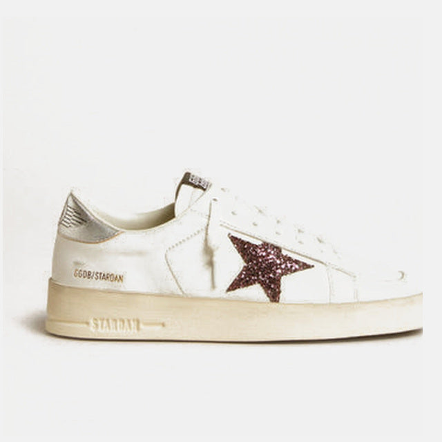 Golden Goose Stardan in Nappa with Glitter Star and Metallic Leather - Golden Goose ayakkabı - görsel 1 | ZAINI
