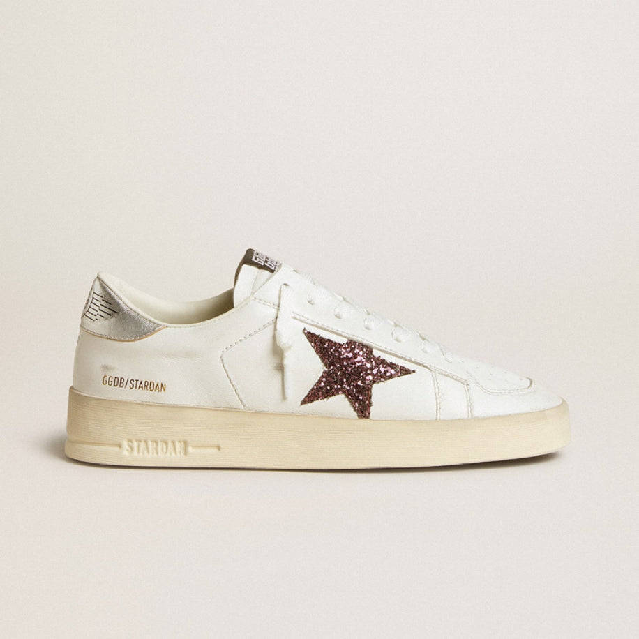Golden Goose Stardan in Nappa with Glitter Star and Metallic Leather - Golden Goose ayakkabı - görsel 1 | ZAINI